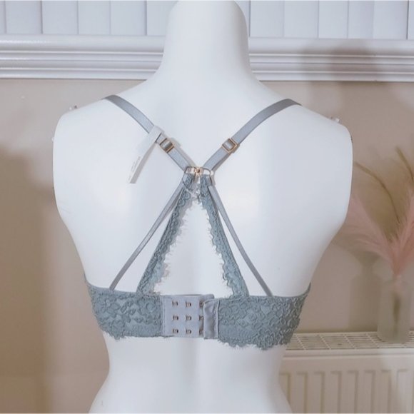 Aerie Real Power Balconette Lace Bra- 32C- New without tags - Picture 8 of 11